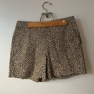 J. crew Cheetah Print Shorts